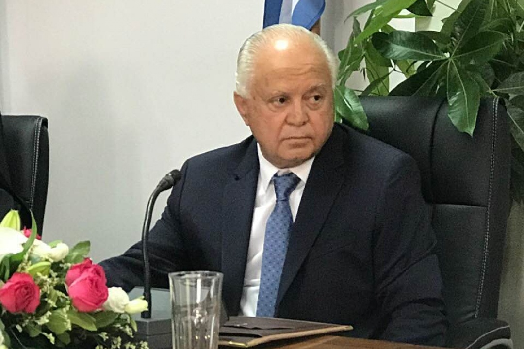 Χαιρετισμός Δημάρχου Καρπάθου κατά την επίσκεψη του Υφ. Τουρισμου στην Κάρπαθο