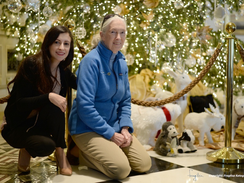 Dr Jane Goodall and Dr Anna Katogiritis_Athens Greece_Photo by Fragitsa Katogiritis